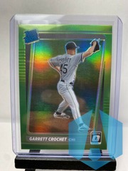 2021 Donruss Optic Baseball GARRETT CROCHET RATED ROOKIE GREEN HOLO #64